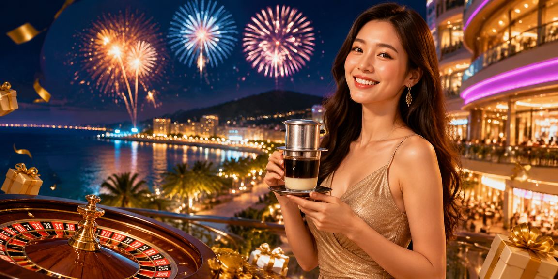 Quán cà phê Phú Quốc với người dùng xem nội dung roulette trên mobile